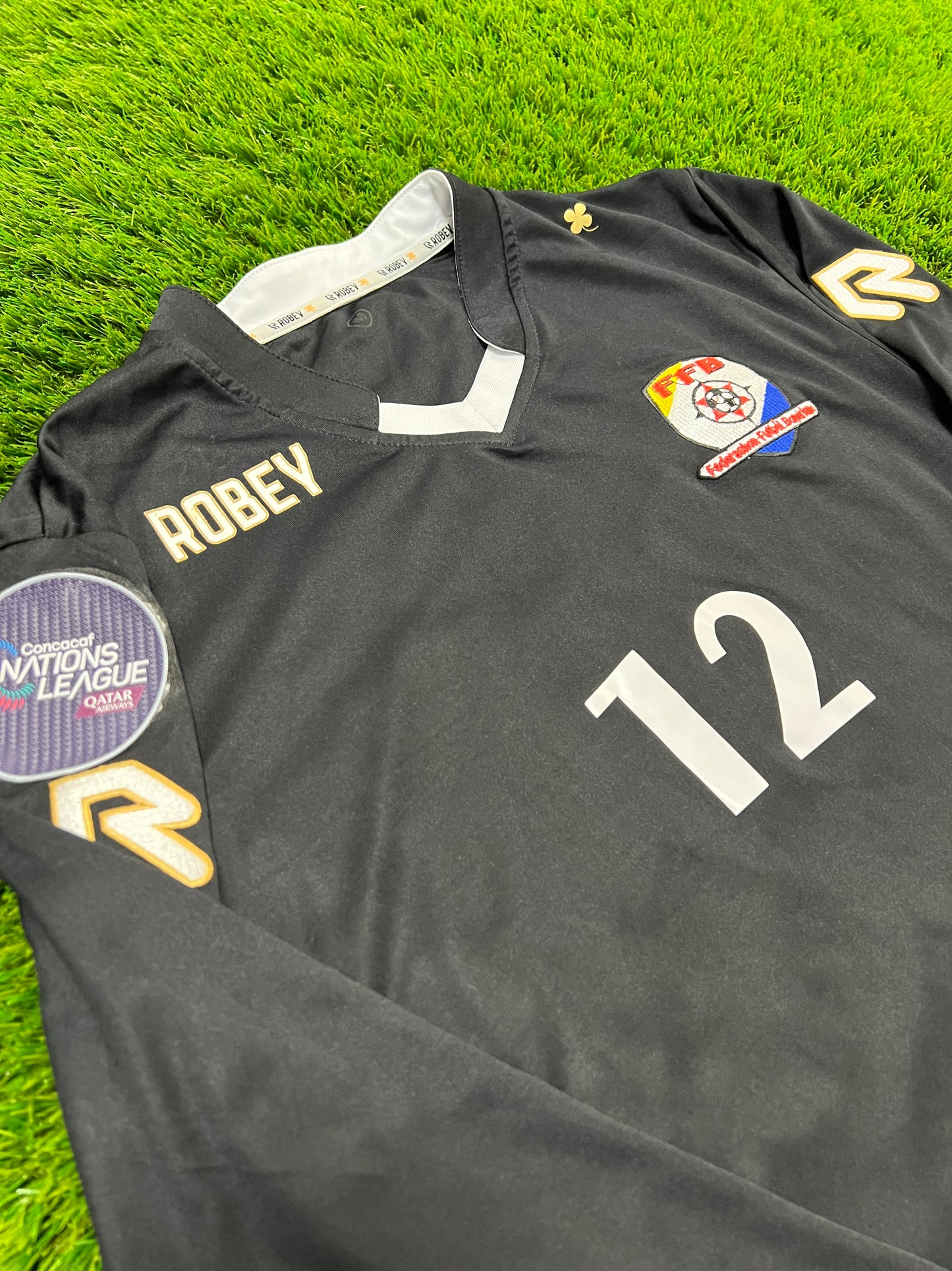 2019 Bonaire Match Issue Goalkeeper Shirt - Roojer #12